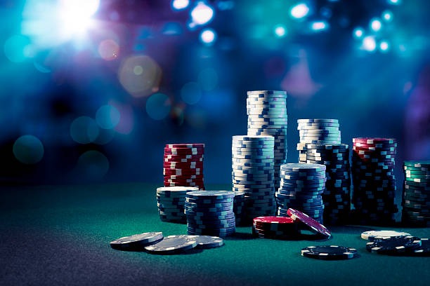 Live dealer blackjack table with multi-camera studio setup